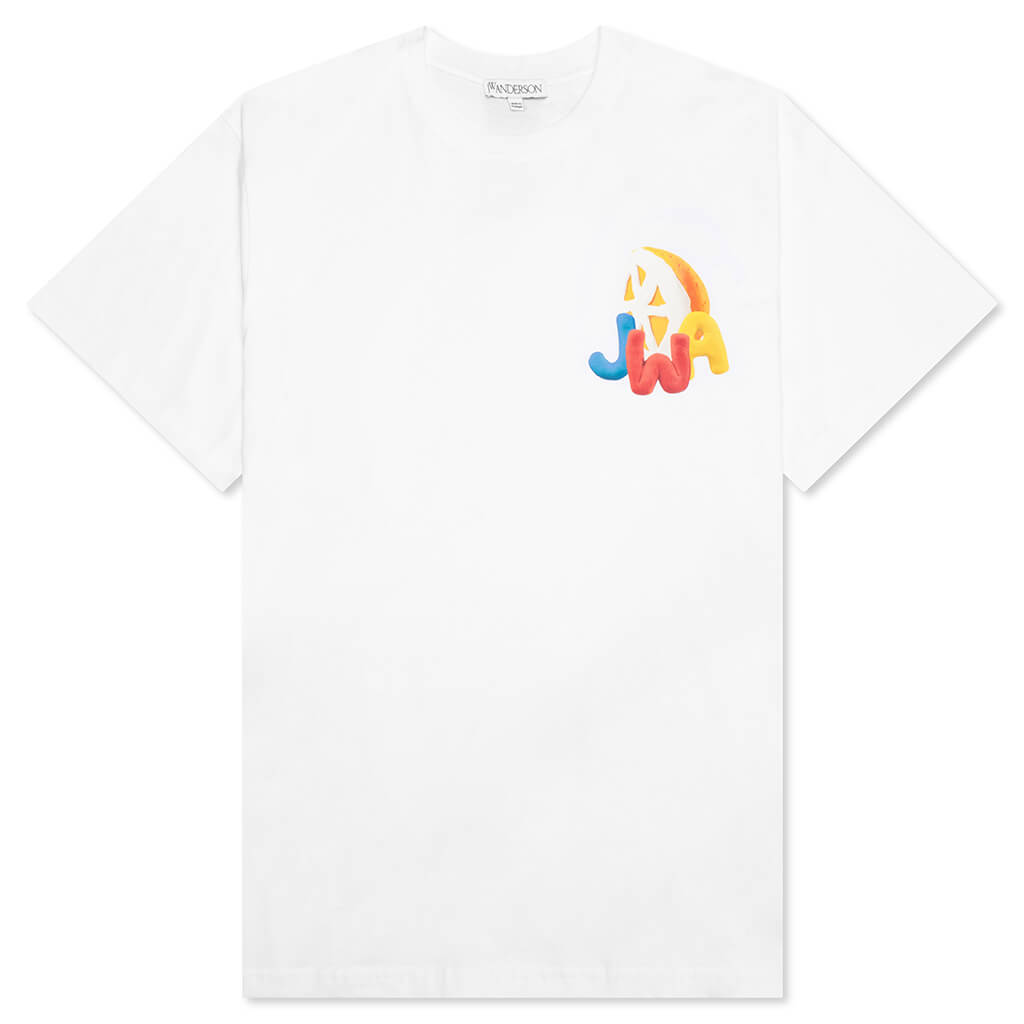 JW Anderson JWA Orange Print T-Shirt - White