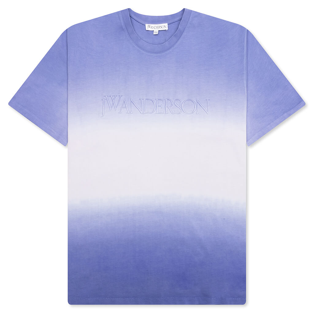 JW Anderson Logo Embroidery Gradient T-Shirt - Lavender