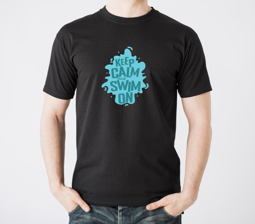 Keep Calm and Swim on Sport Training - Unisex Standard T-Shirt