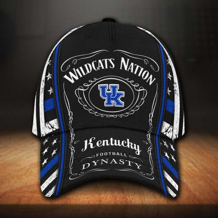 Kentucky Wildcats Jack Daniels 3D Classic Baseball Cap CNI1358
