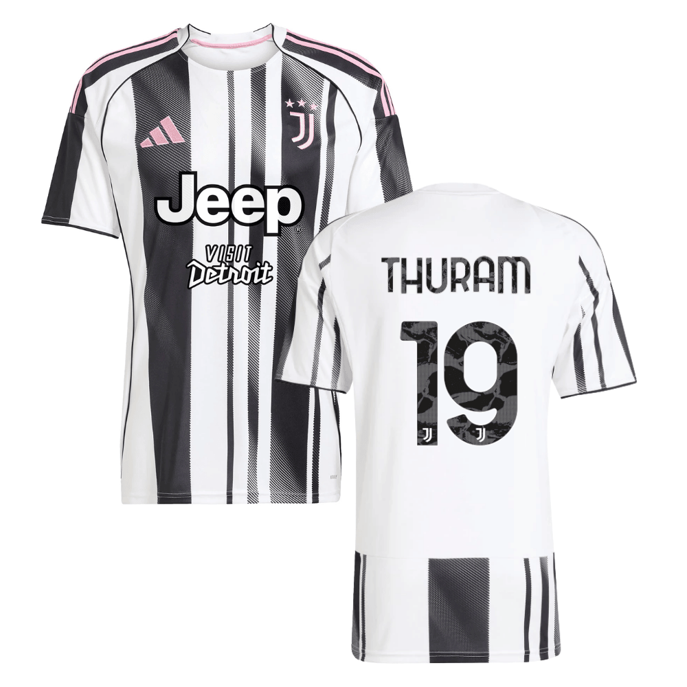 Khephren Thuram 19 Juventus 2025-26 Home Men Jersey - White