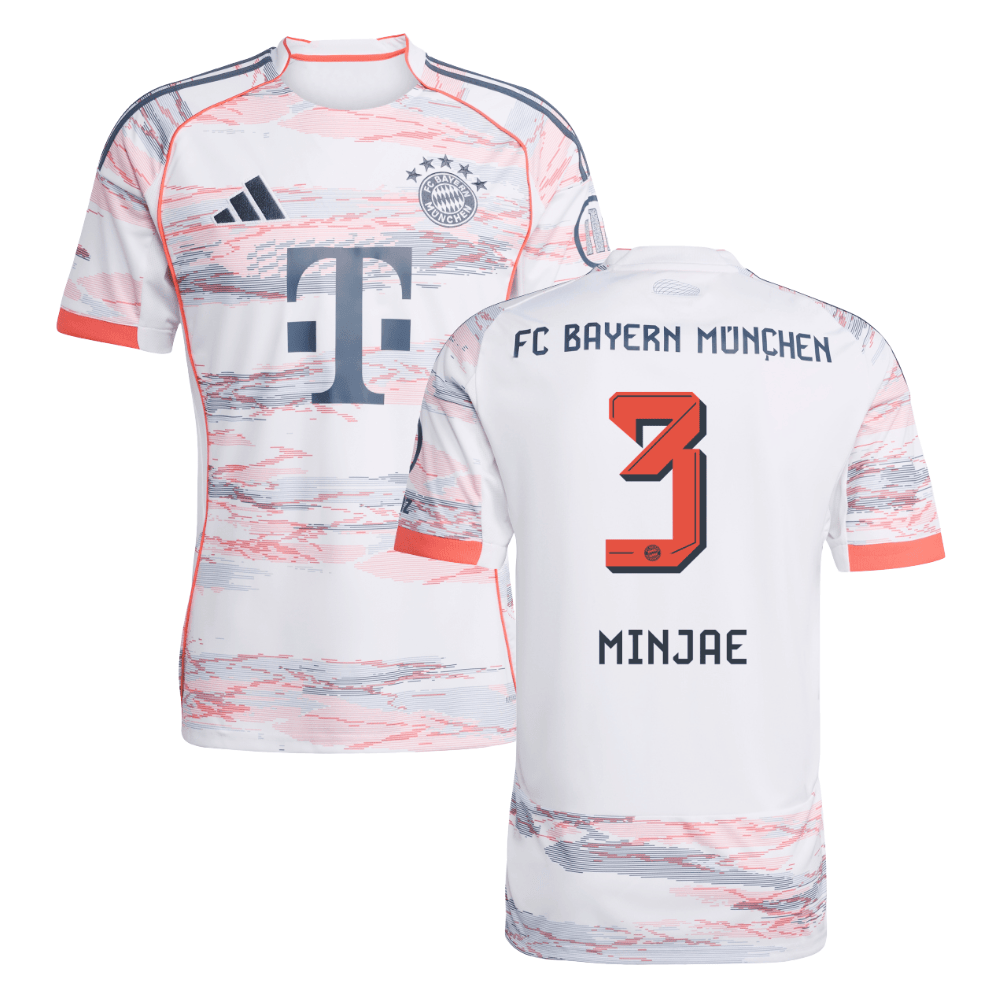Kim Min-jae #3 Bayern Munich 2025-26 Away Men Jersey - White