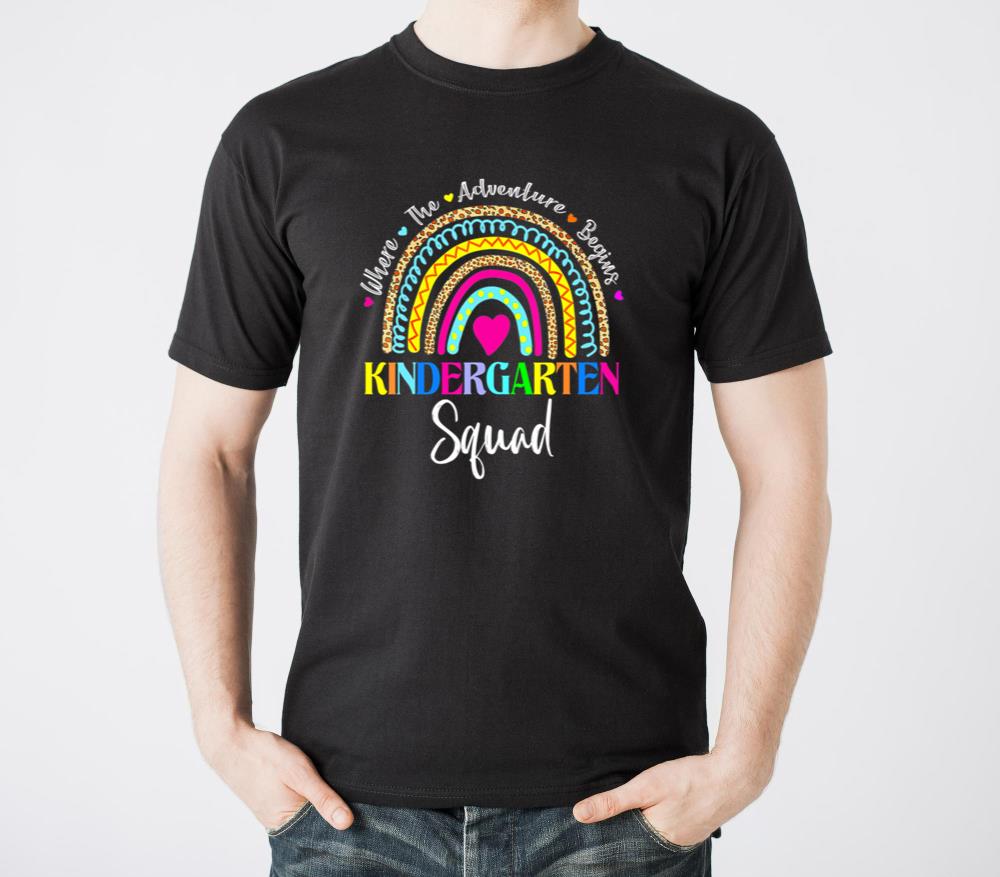 Kindergarten Squad Funny Back To School Child Teac - Unisex Standard T-Shirt