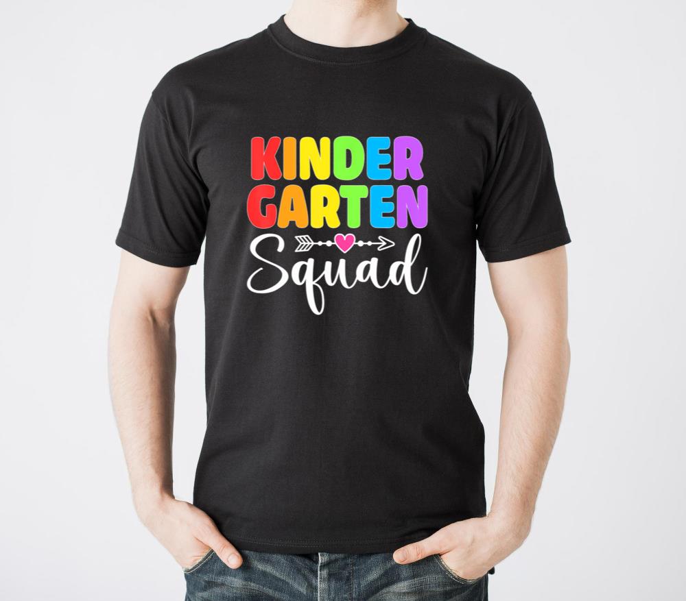 Kindergarten Squad Teacher Student Team Back To Sc - Unisex Standard T-Shirt