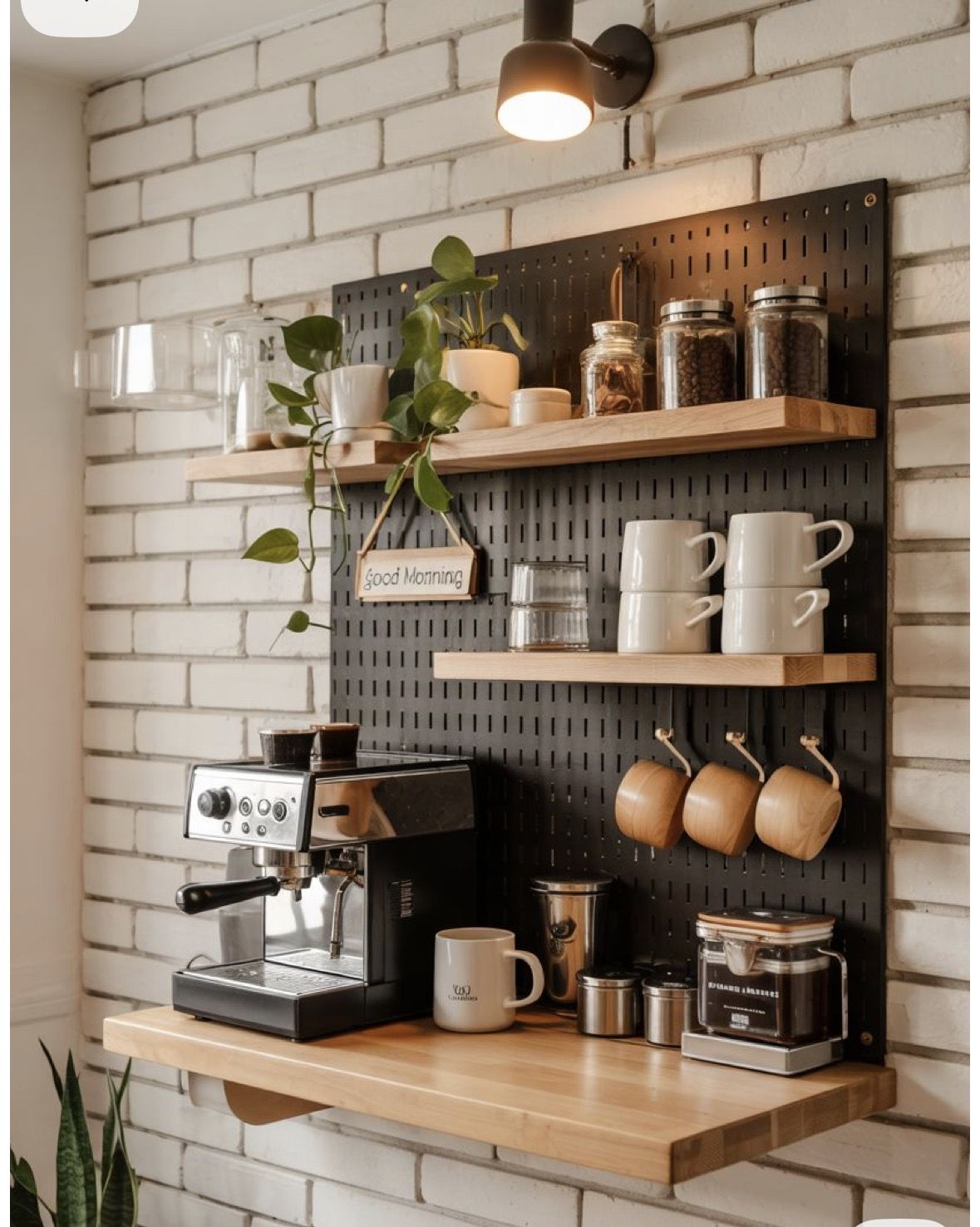 Create a Coffee Station Wall