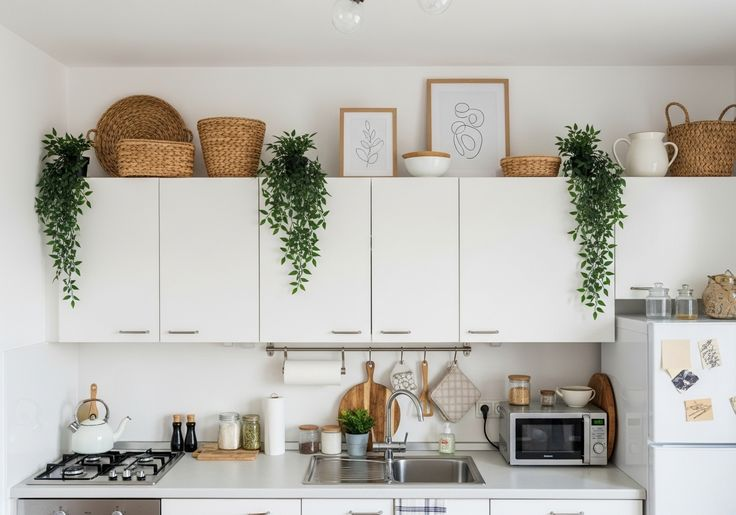 Utilize the Space Above Cabinets