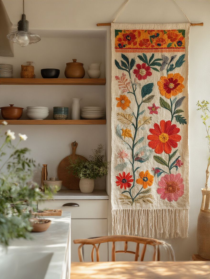 Botanical Prints and Floral Hangings