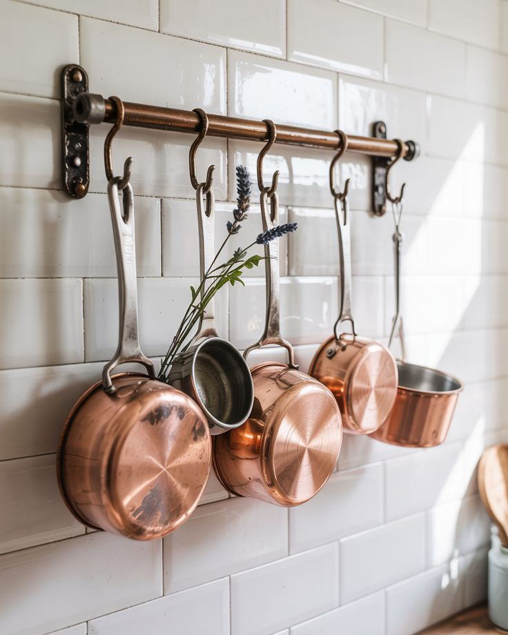Shining Copper Pots and Pans