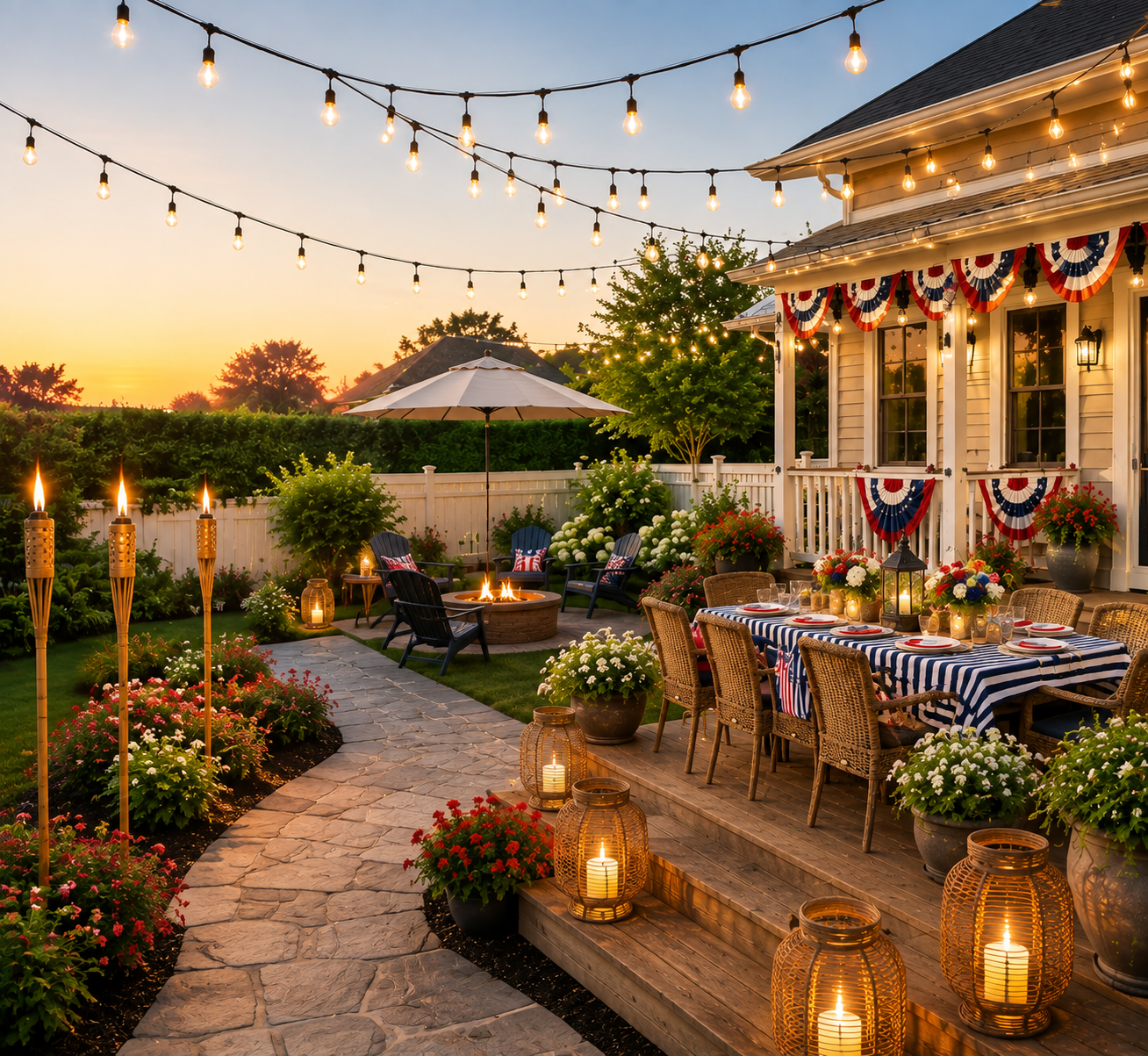 Ambient Lighting for Evening Gatherings