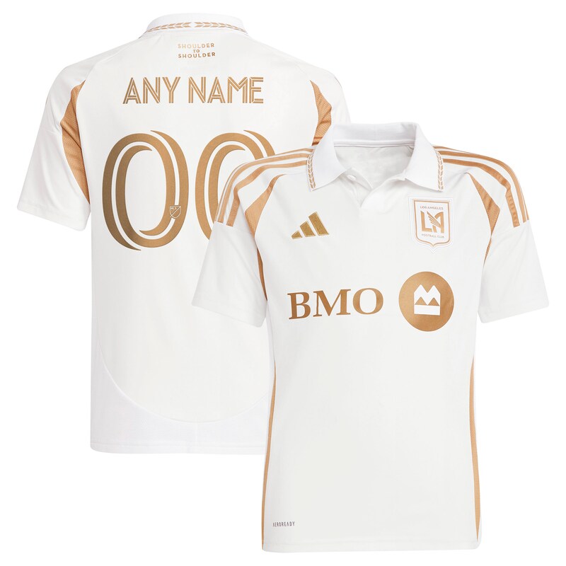 LAFC Youth 2025 Secondary Replica Custom Jersey - White