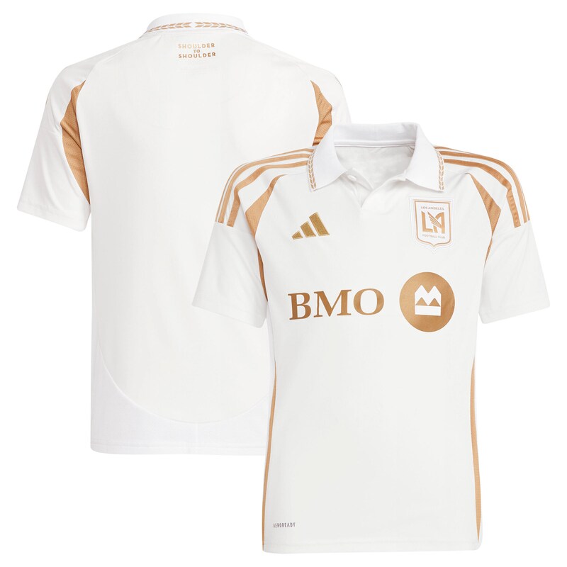LAFC Youth 2025 Secondary Replica Jersey - White