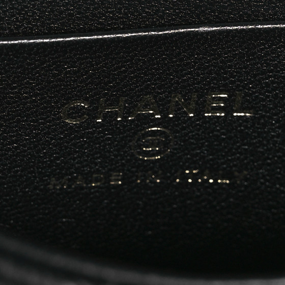 Lambskin Enamel Quilted Mini Top Handle Flap Black - Image 6