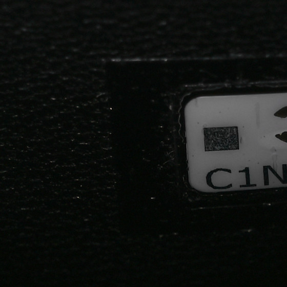 Lambskin Enamel Quilted Mini Top Handle Flap Black - Image 7