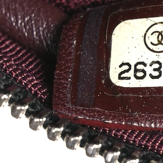 Lambskin Quilted Round Clutch With Chain Black - Image 7