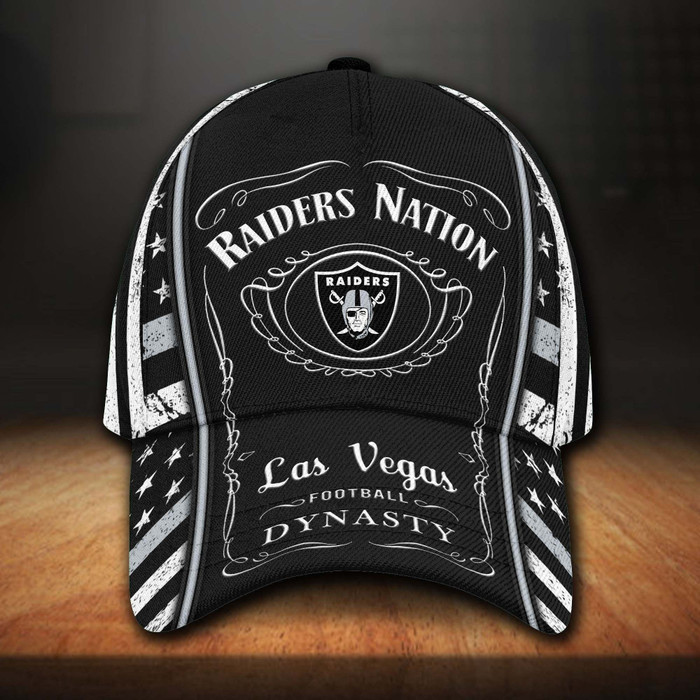 Las Vegas Raiders Jack Daniels 3D Classic Baseball Cap CNI1547