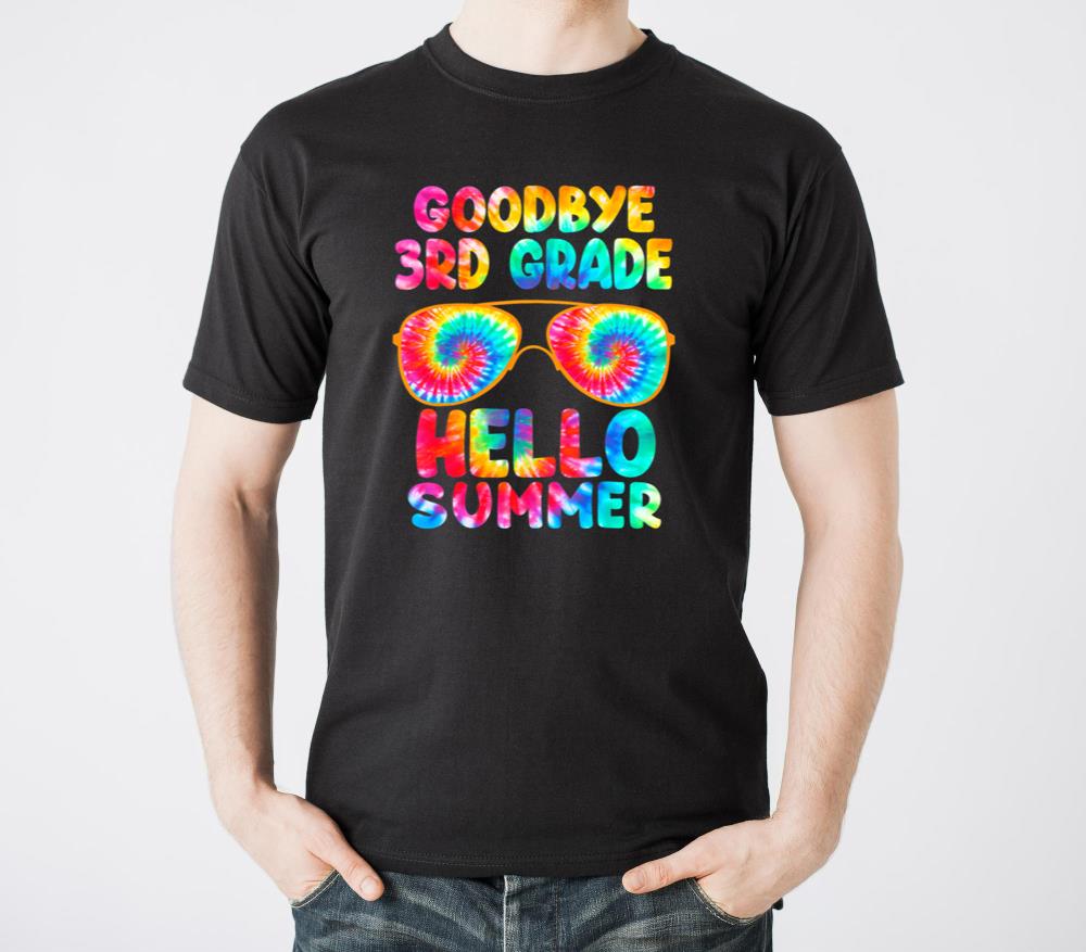 Last Day Of School Goodbye 3rd Grade Hello Summer - Unisex Standard T-Shirt