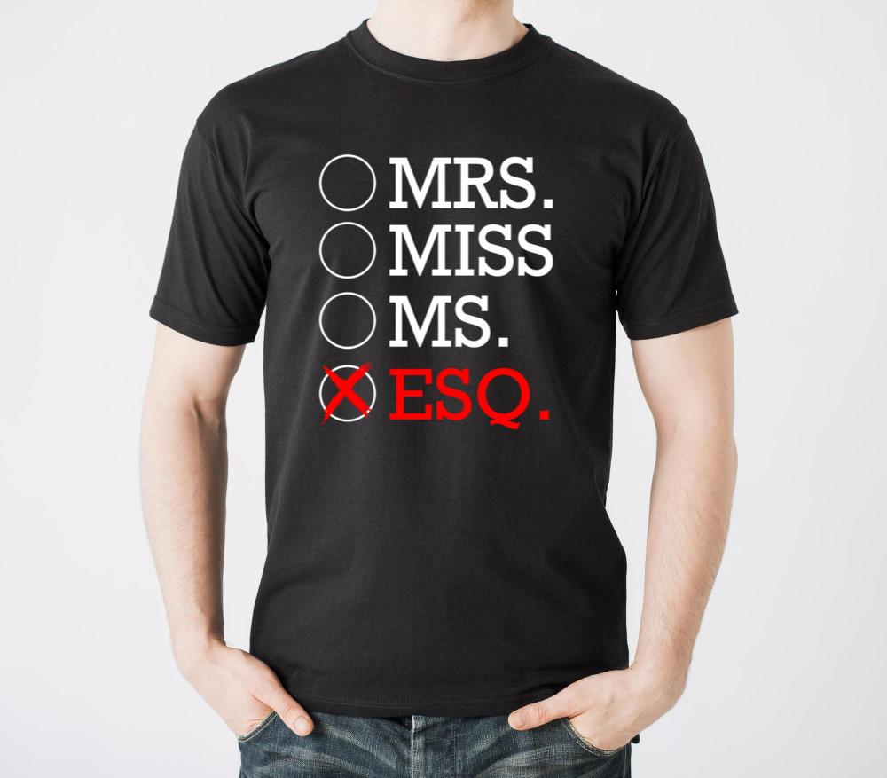 Lawyer Miss Ms Mrs Esq - Unisex Standard T-Shirt