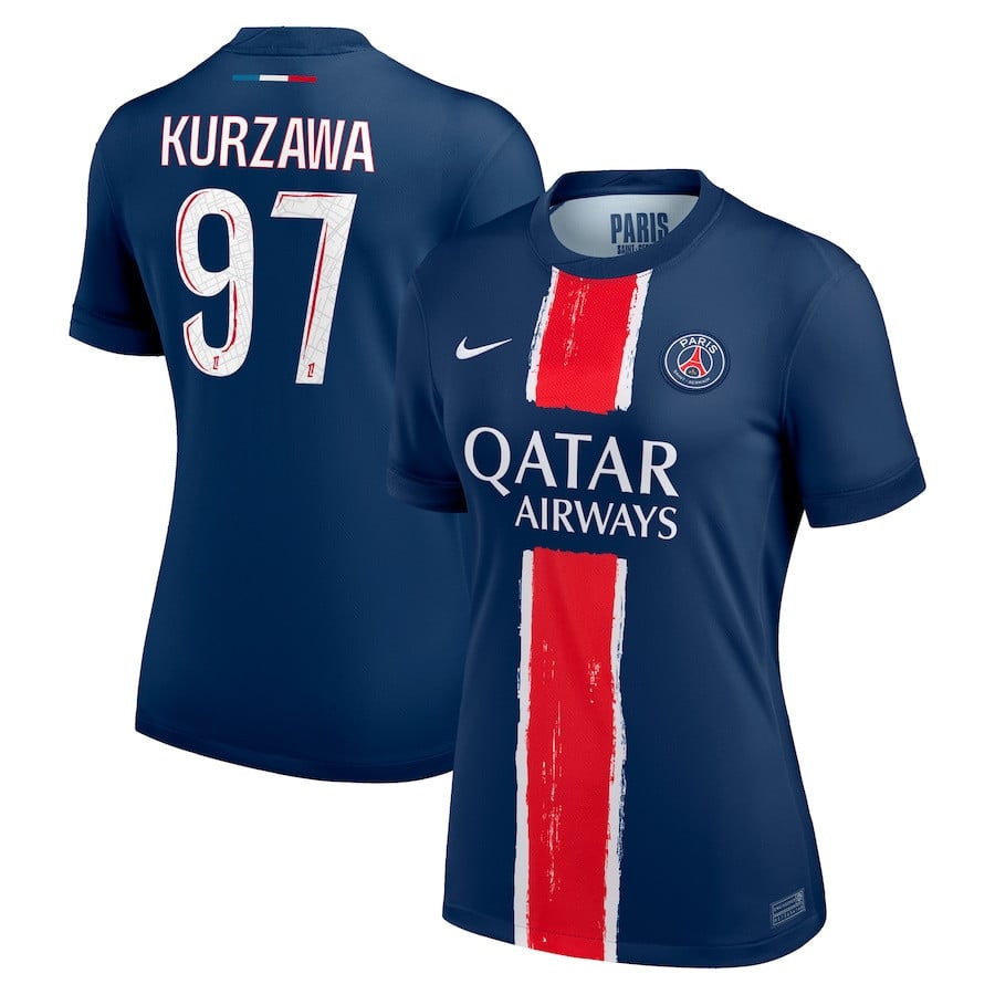 Layvin Kurzawa 97 Paris Saint-Germain 2024/25 Home Women Jersey - Navy