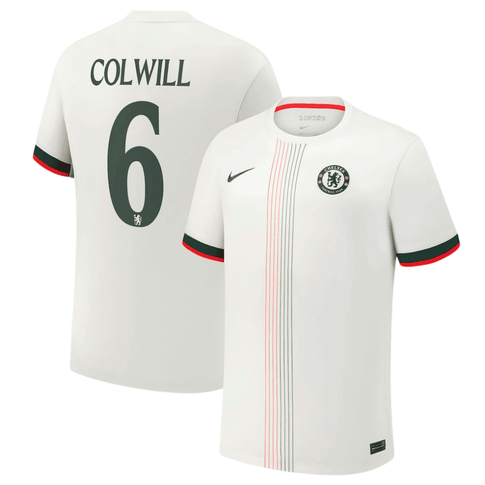 Levi Colwill 6 Chelsea 2025/26 Cup Away Men Jersey - White