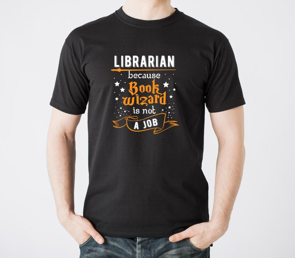 Librarian Book Wizard Book Nerd Library Reading - Unisex Standard T-Shirt