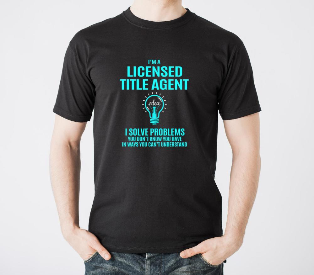 Licensed Title Agent T Shirt - I Solve Problems Gi - Unisex Standard T-Shirt