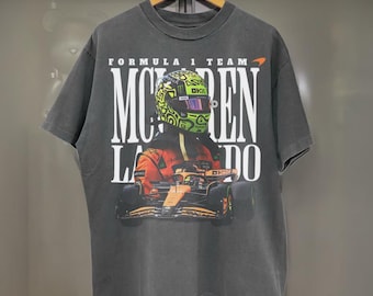 Limited Lando Norris Vintage T-Shirt, Mclaren F1 Racing Shirt, Nor4 Retro Graphic Tee, Formula 1 Merch, Gift For Lando Norris Fans