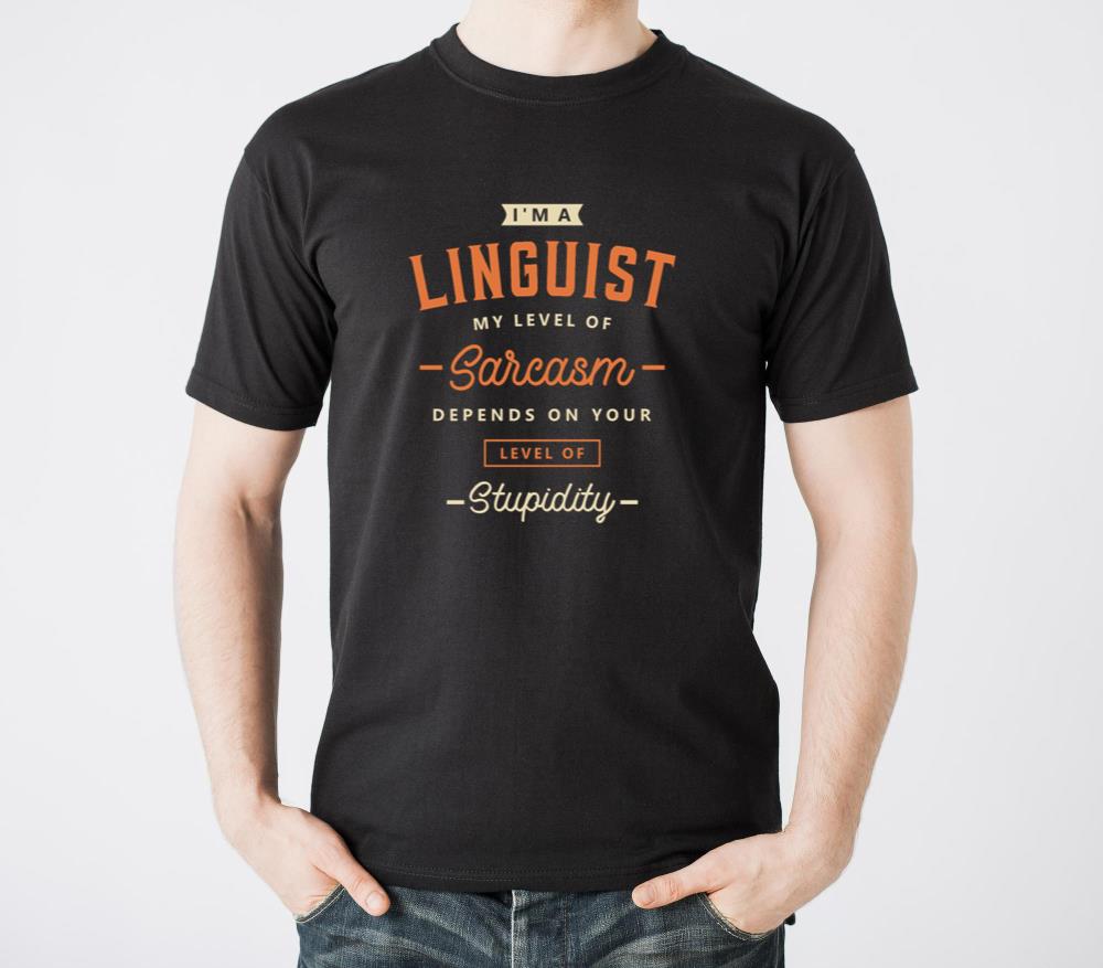 Linguist Funny Job Title Profession Birthday1 - Unisex Standard T-Shirt
