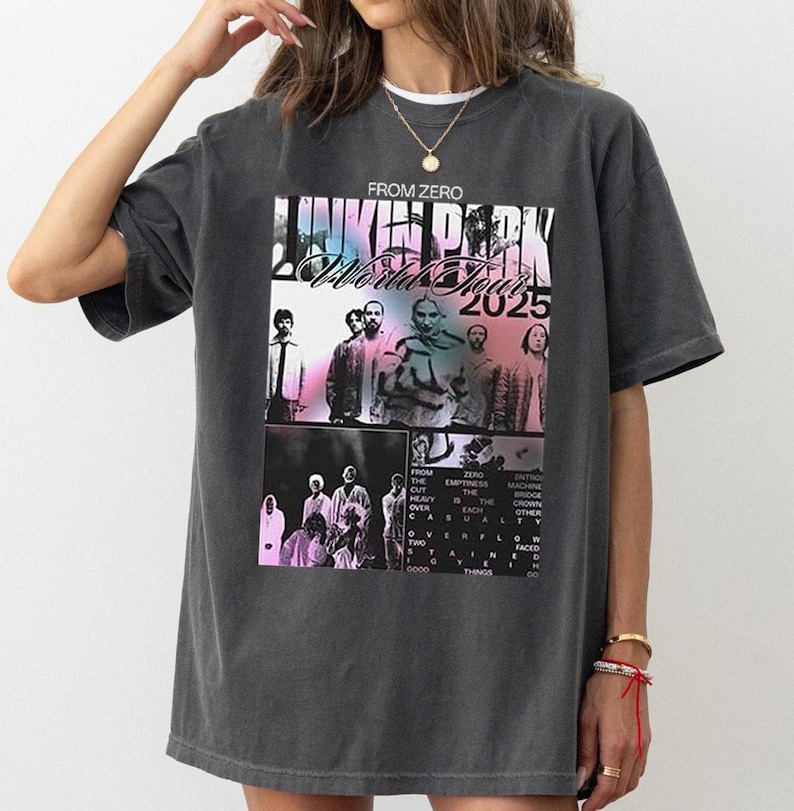 Linkin Park From Zero World Tour 2025 Unisex T-Shirt, Linkin Park Music Concert