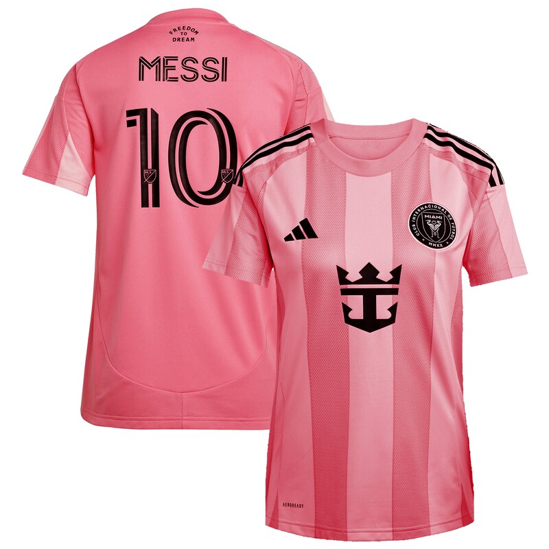 Lionel Messi Inter Miami CF Women's 2025 Euforia Replica Player Jersey - Light Pink