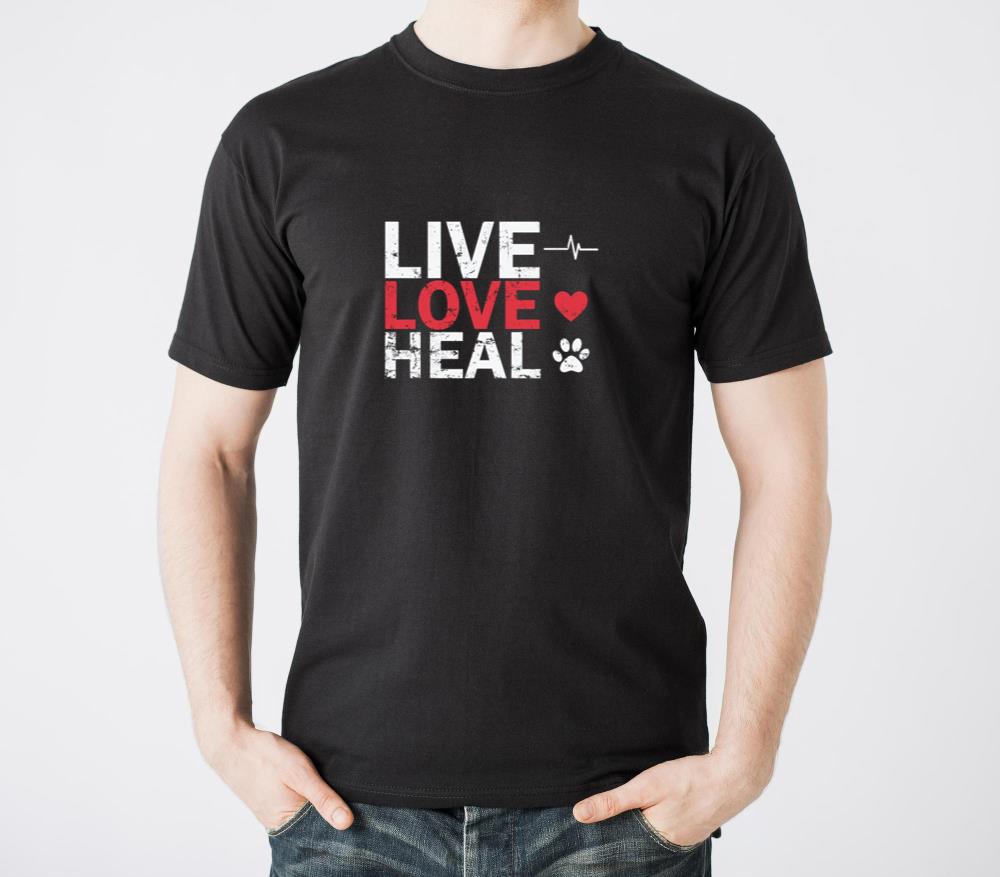 Live Love Heal Vet Profession - Unisex Standard T-Shirt
