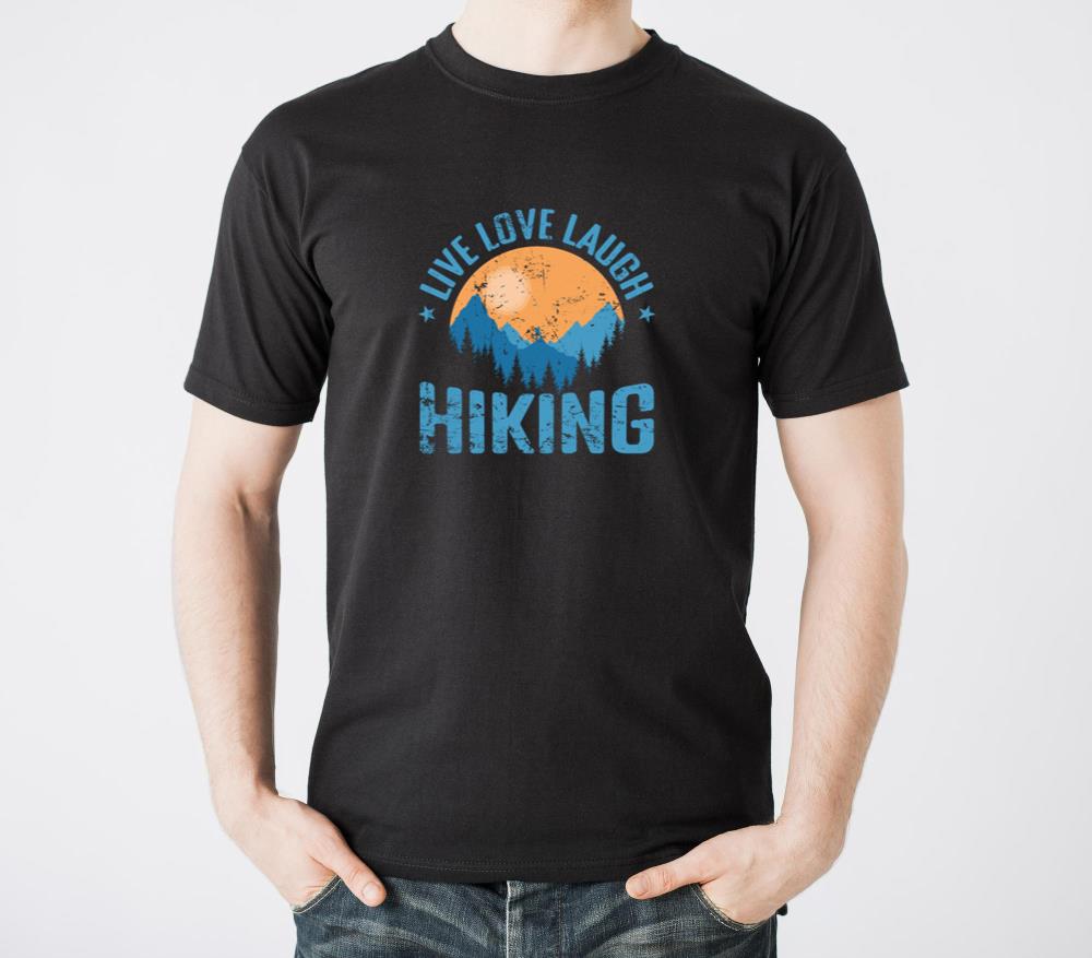 Live Love Laugh Hiking Outdoor Hobby - Unisex Standard T-Shirt