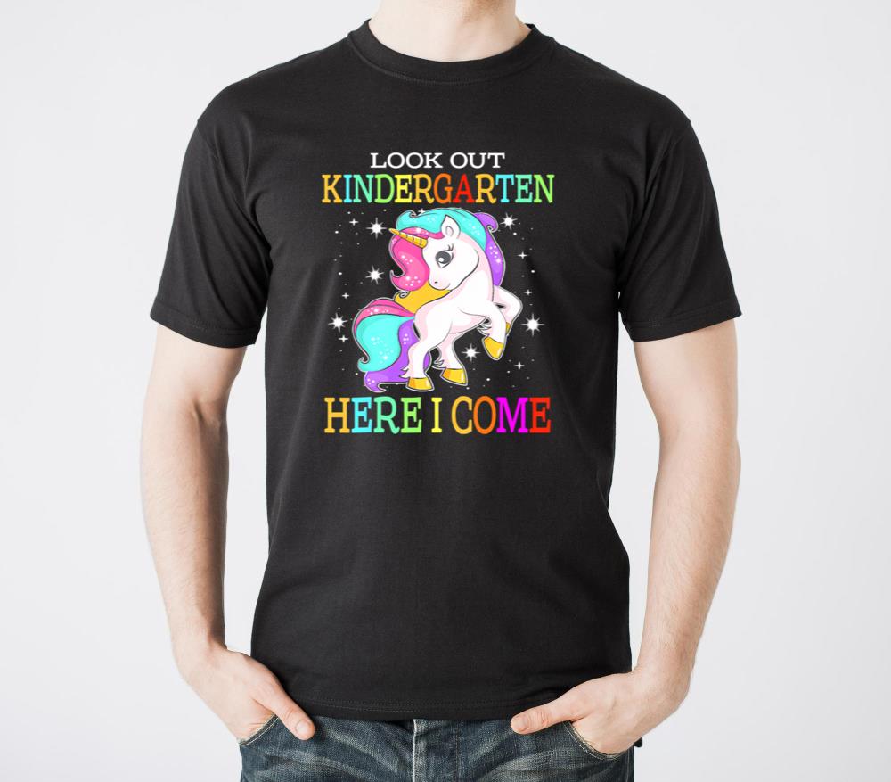Look Out kindergarten Here I Come Unicorn back to - Unisex Standard T-Shirt