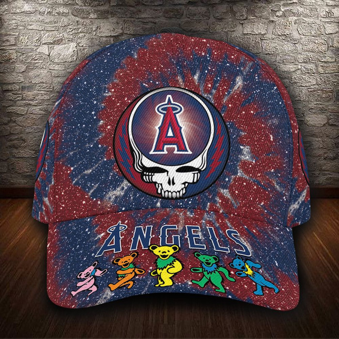 Los Angeles Angels x Grateful Dead 3D Classic Baseball Cap CNI1203
