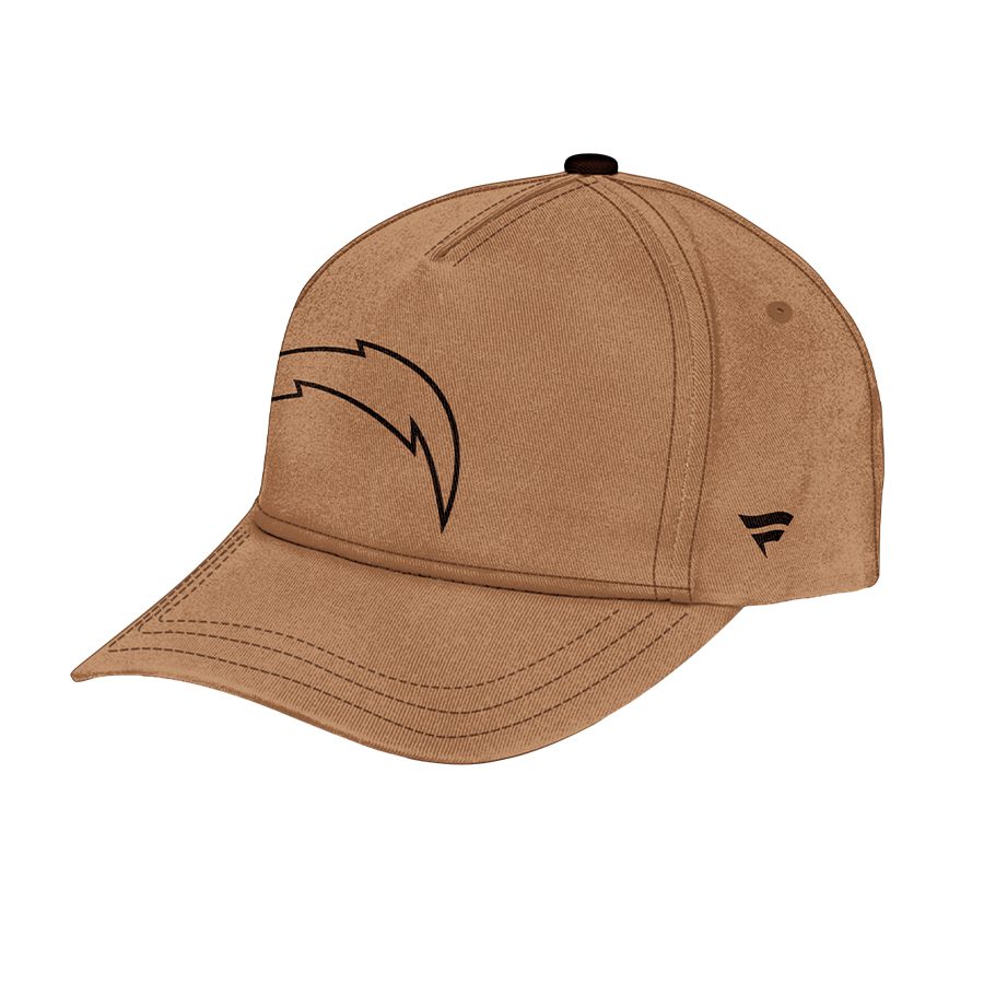 Los Angeles Chargers Nfl Veterans Salute To Service Brown Personalized Classic Baseball Cap
