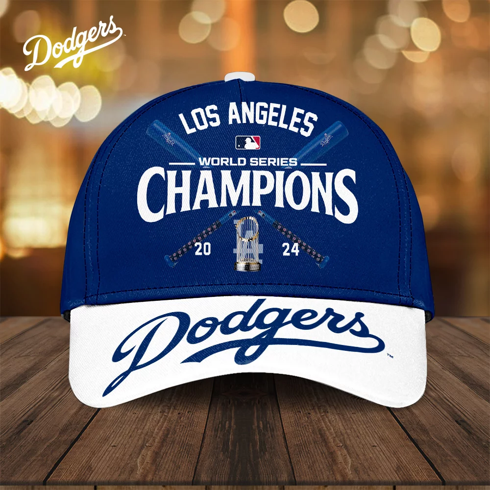 Los Angeles Dodgers World Series 2024 Champions Classic Cap For Dodgers MLB Hat