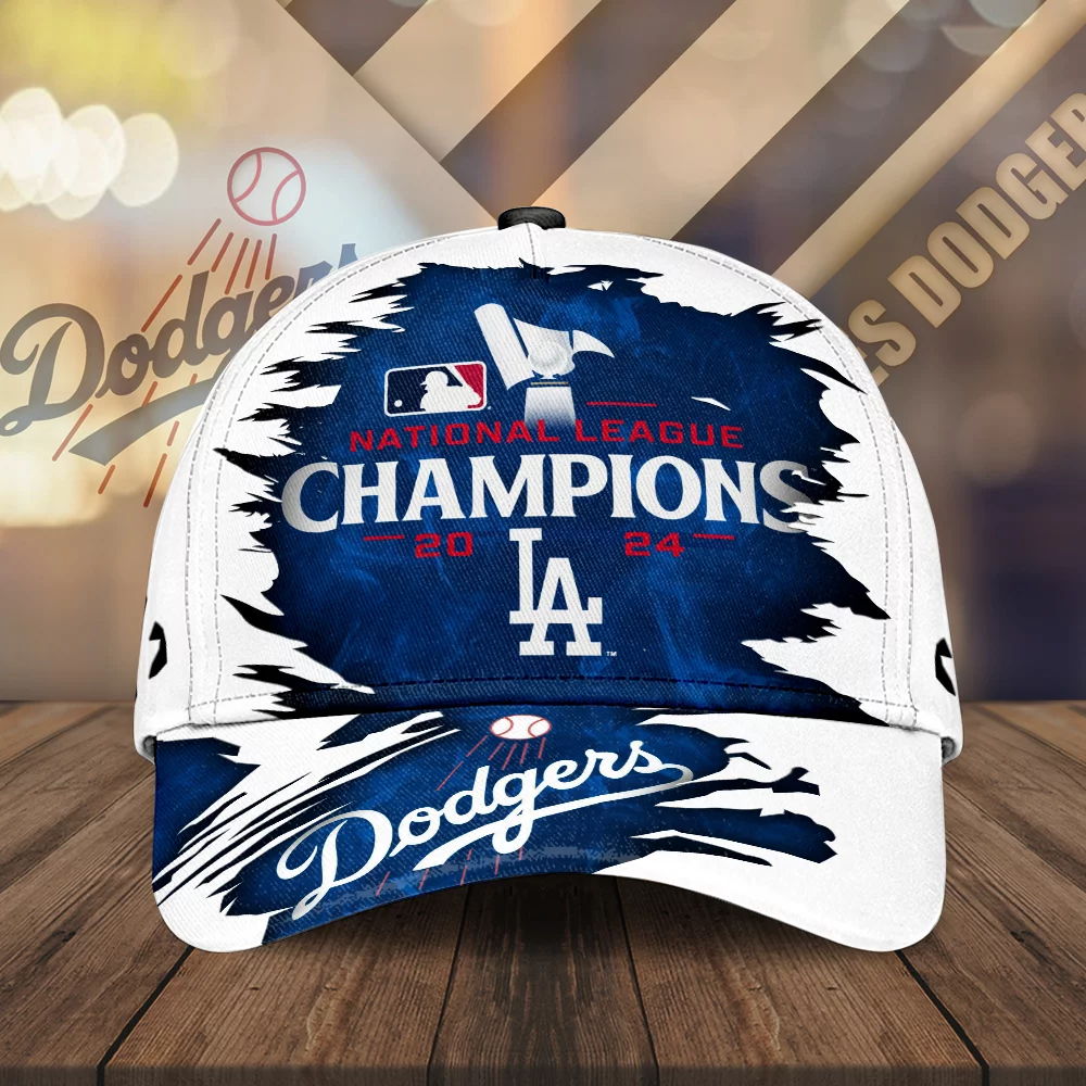 Los Angeles Dodgers World Series 2024 Champions Logo Classic Cap Cwl1011