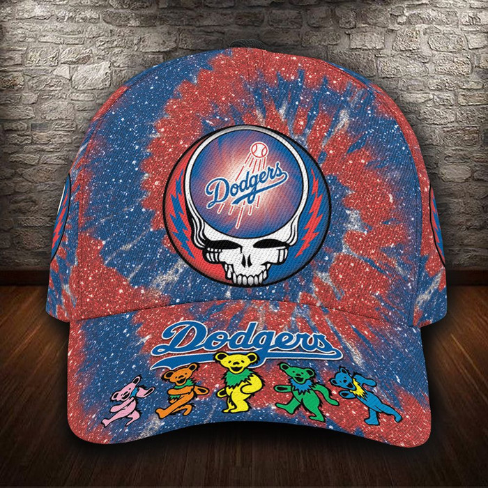 Los Angeles Dodgers x Grateful Dead 3D Classic Baseball Cap CNI1481