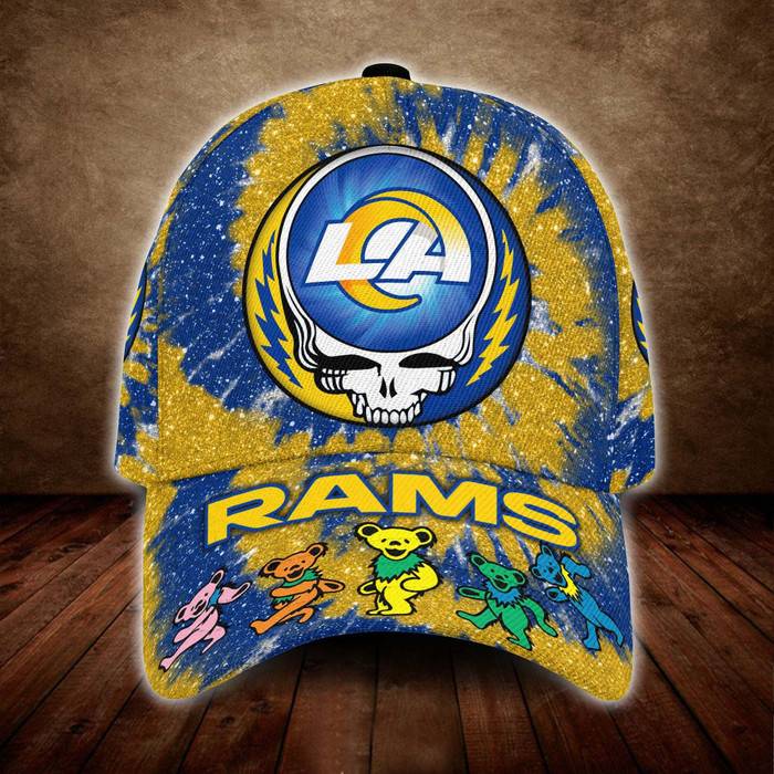 Los Angeles Rams x Grateful Dead 3D Classic Baseball Cap CNI1092