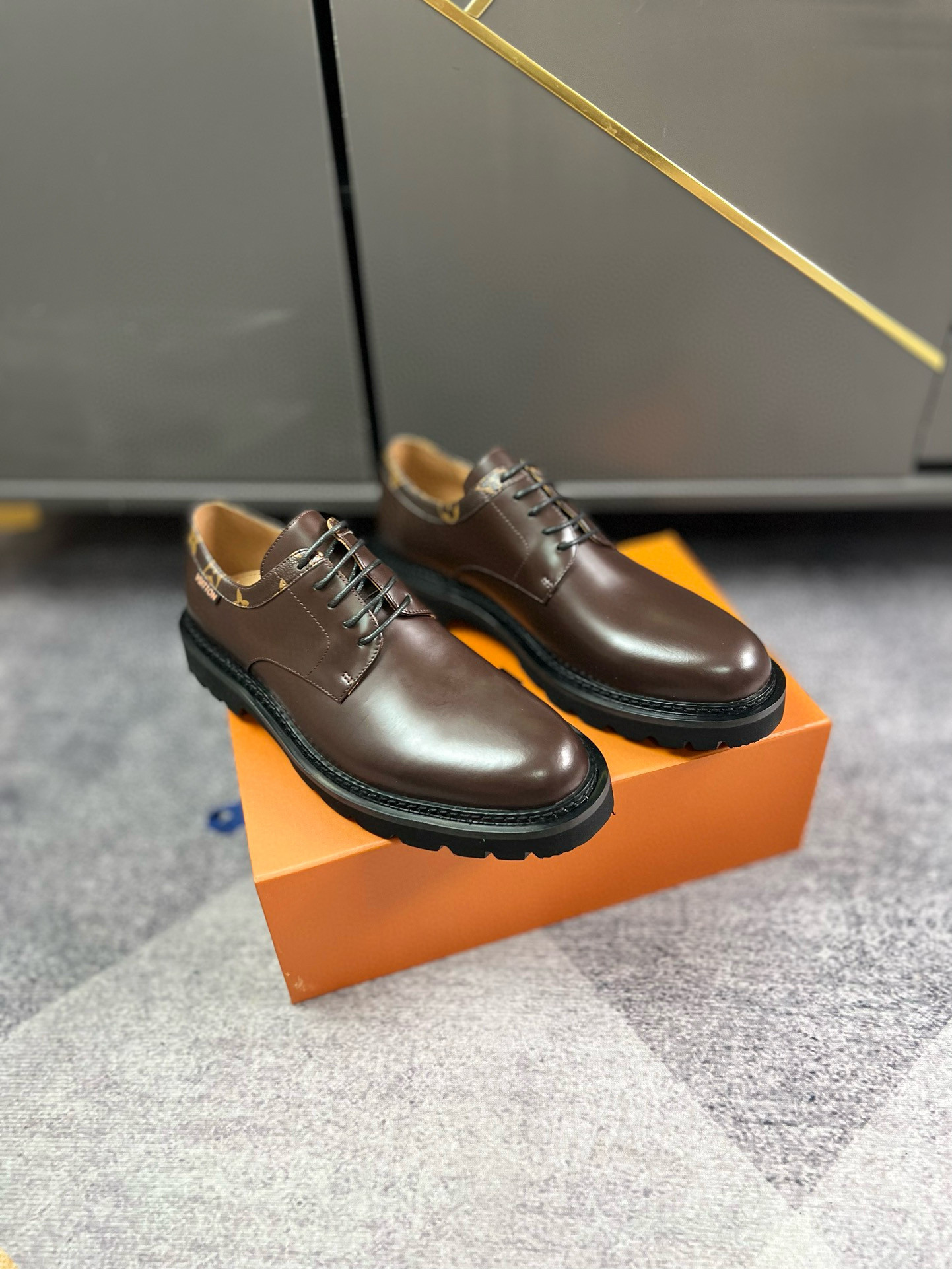 Louis Vuitton Louis Loafer In Brown Smooth Leather