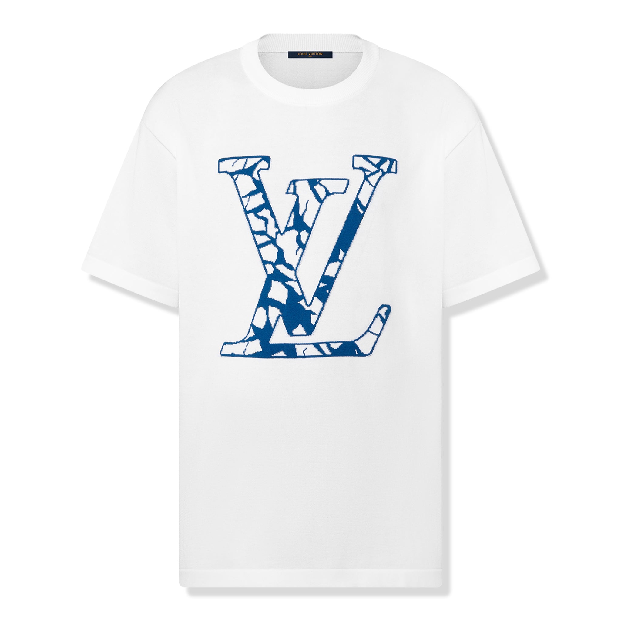 Louis Vuitton, LV Louis Vuitton LV Ice Milk White Crewneck T Shirt