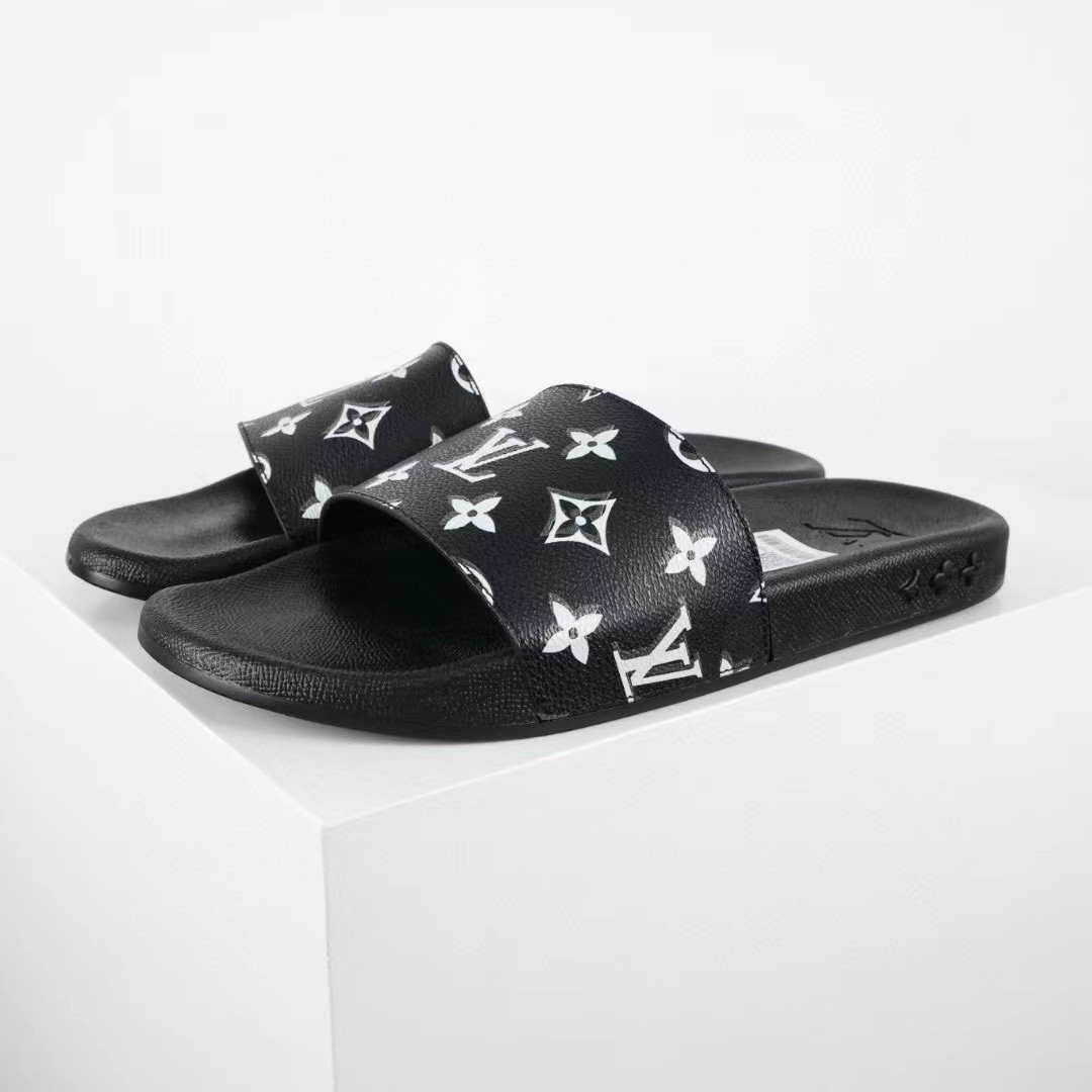 Louis Vuitton LV Monogram Mule Slide In White/Black