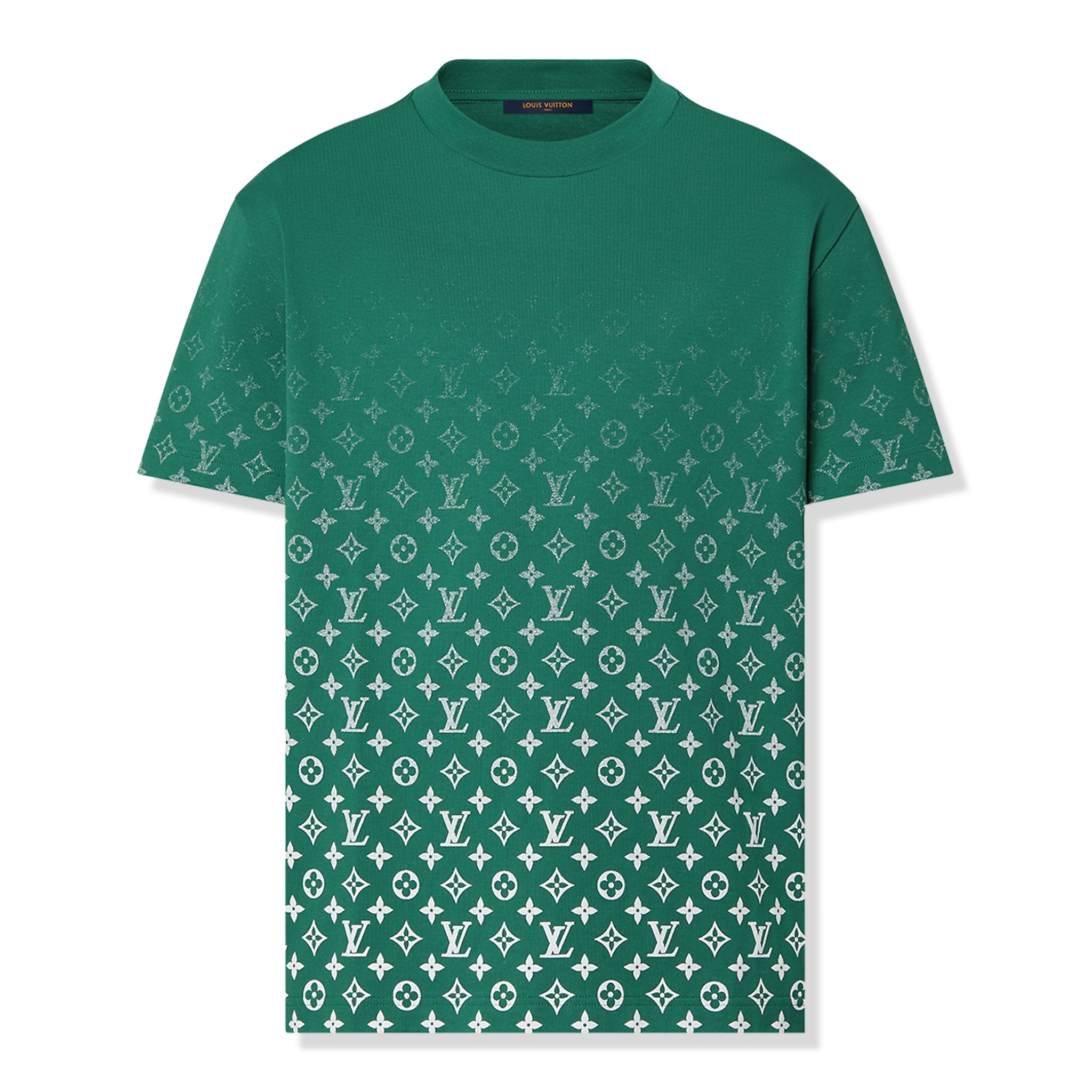 Louis Vuitton Monogram Gradient Cotton Green T Shirt