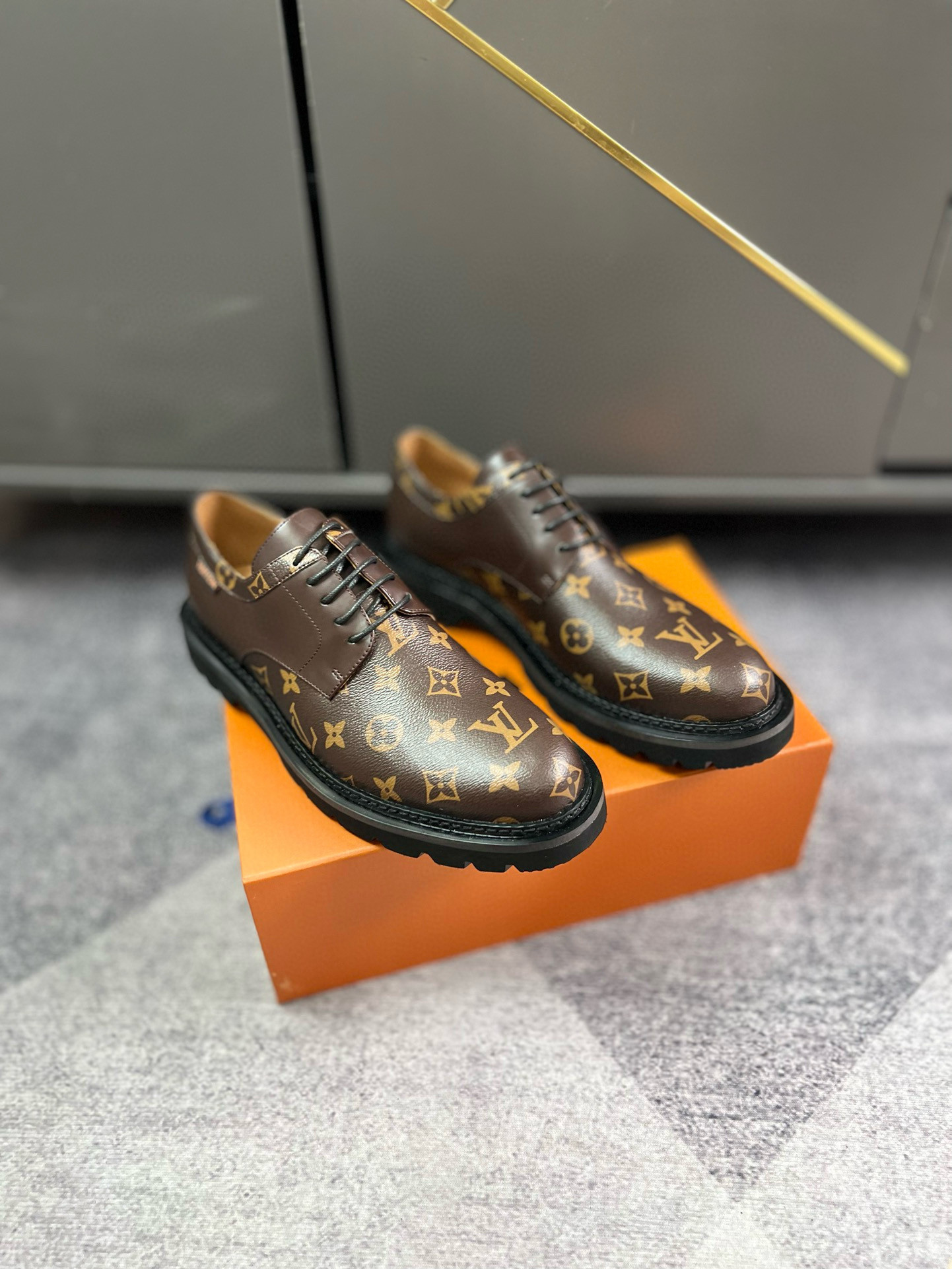 Louis Vuitton Monogram Louis Loafer In Brown