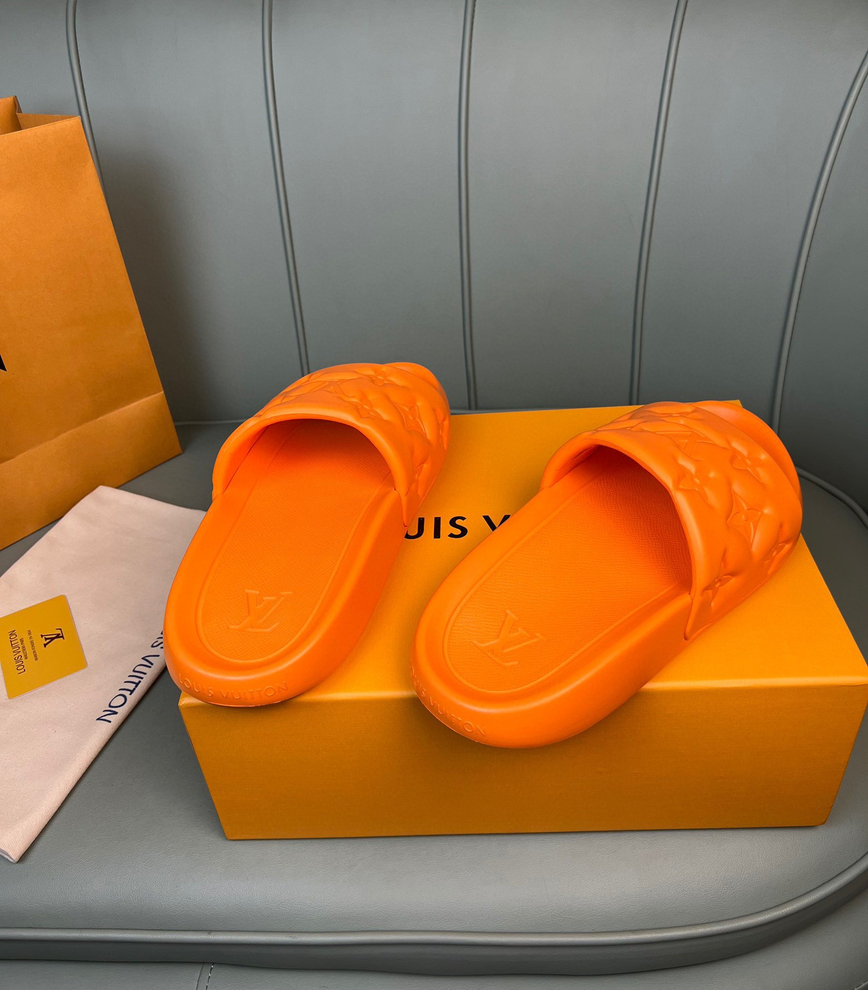 Louis Vuitton Waterfront Mule In Orange, Men