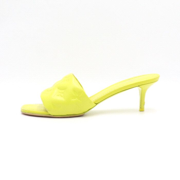 Louis Vuitton Yellow Revival Mule Sandals 1A8G5E