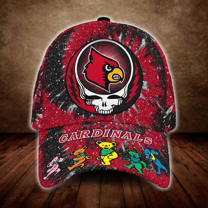 Louisville Cardinals x Grateful Dead 3D Classic Baseball Cap CNI1133