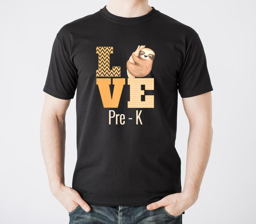 Love Pre-K Sloth Pre-K Teacher Back To School1 - Unisex Standard T-Shirt
