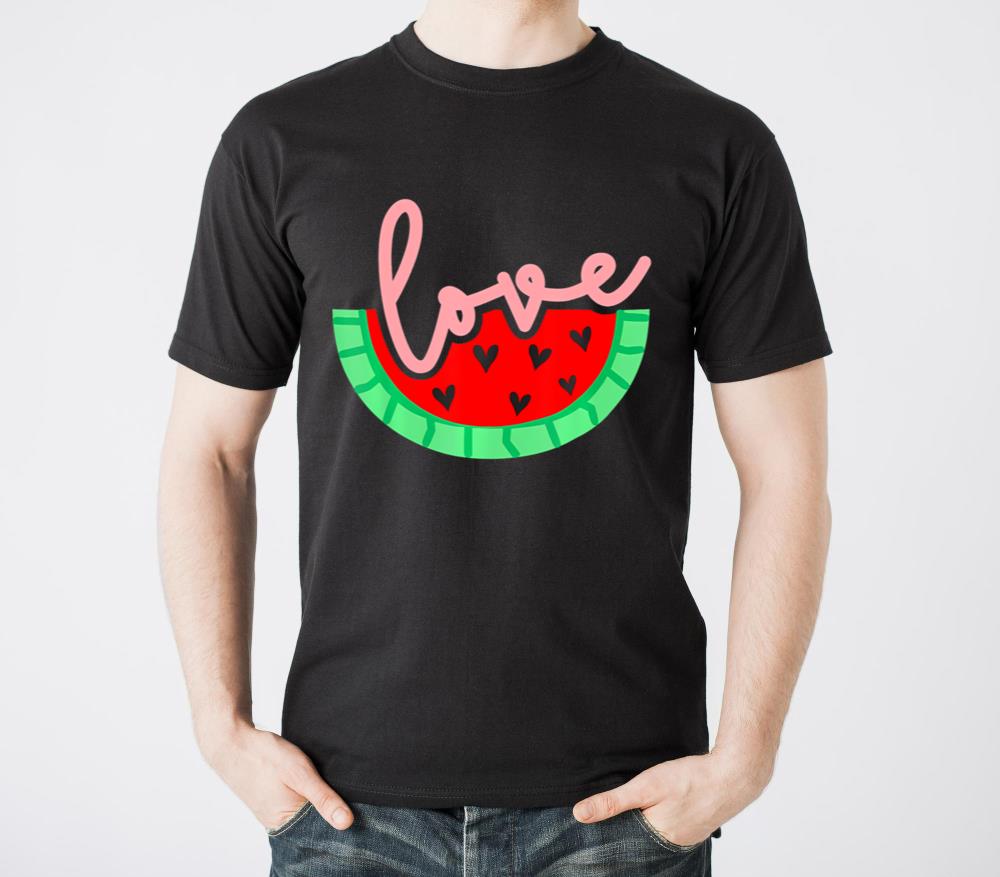 Love Watermelon Hello Summer Fruit Vacay Sweet Sum2 - Unisex Standard T-Shirt