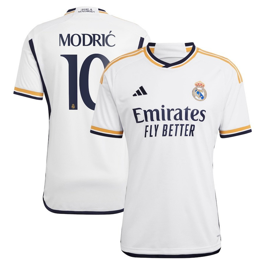 Luka Modric 10 Real Madrid 2023-24 Home Jersey - White