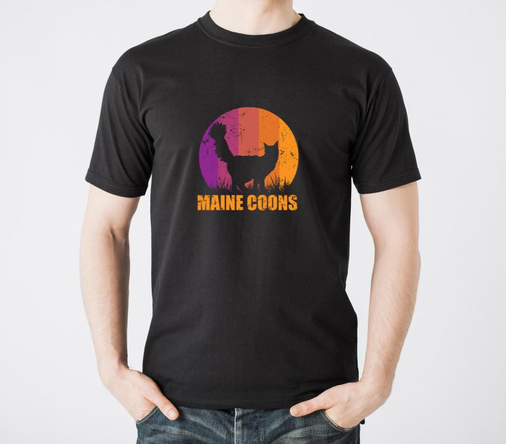 Maine Coons Cat Shadow - Unisex Standard T-Shirt